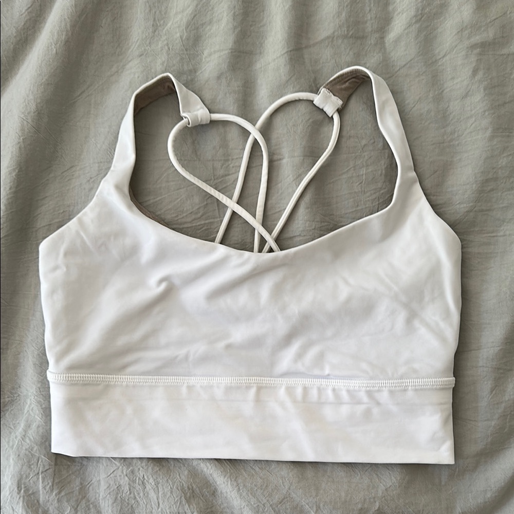 Set of 3 lululemon long line strappy sports bras size 8 - Picture 8 of 10